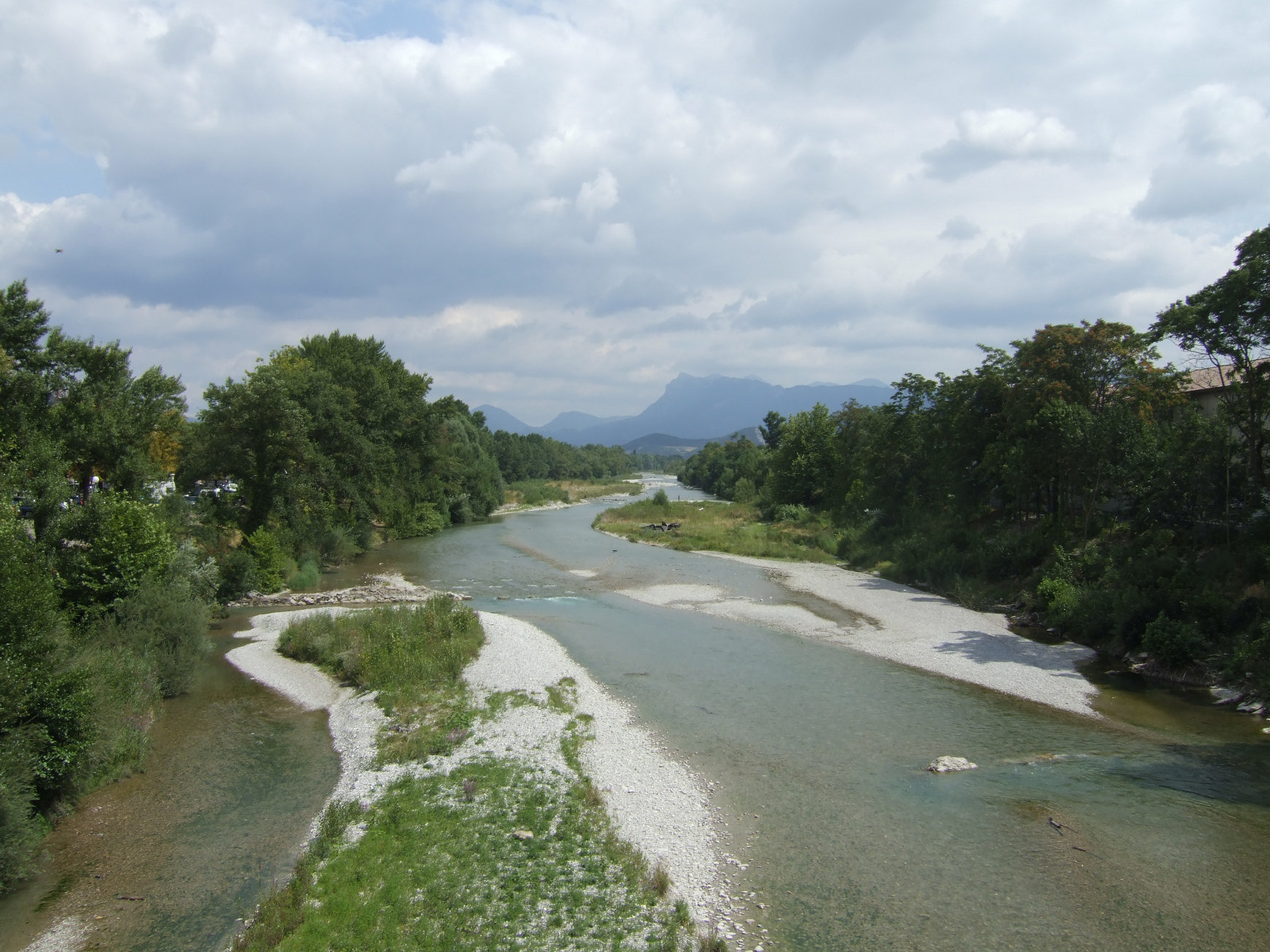 La Drôme à Crest