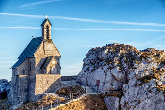 Eglise au sommet du Wendelstein